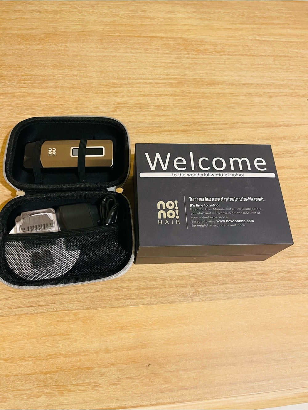 New Open Box Complete NO!NO! Hair Pro 5 Hair Removal System Device